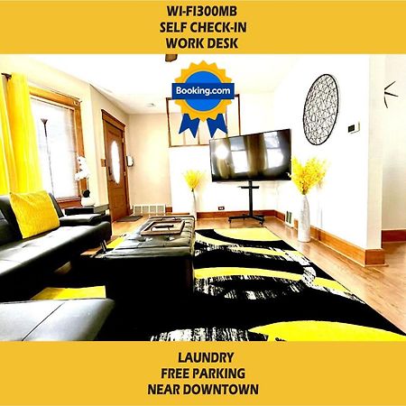 The Amber Retreat - Brooklyn Centre Comfort - Charming Space For Families, Couples & Business Travelers Near Downtown - With 300Mb Wifi, Parking & Self Check-In Cleveland Exteriér fotografie