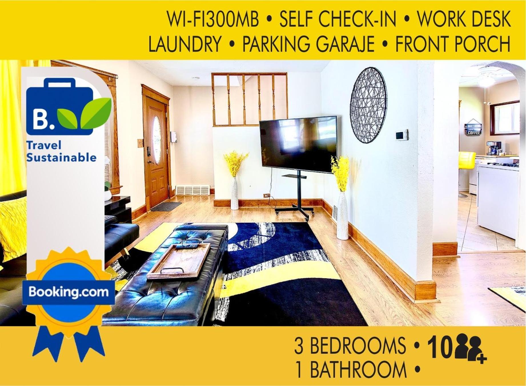 The Amber Retreat - Brooklyn Centre Comfort - Charming Space For Families, Couples & Business Travelers Near Downtown - With 300Mb Wifi, Parking & Self Check-In Cleveland Exteriér fotografie