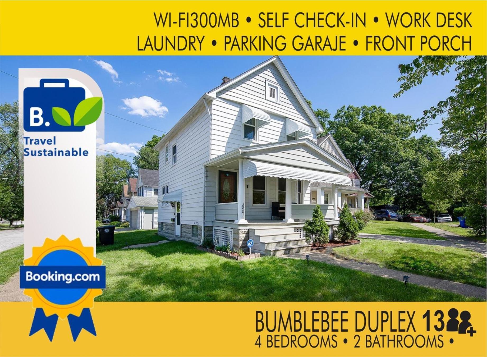 The Amber Retreat - Brooklyn Centre Comfort - Charming Space For Families, Couples & Business Travelers Near Downtown - With 300Mb Wifi, Parking & Self Check-In Cleveland Exteriér fotografie